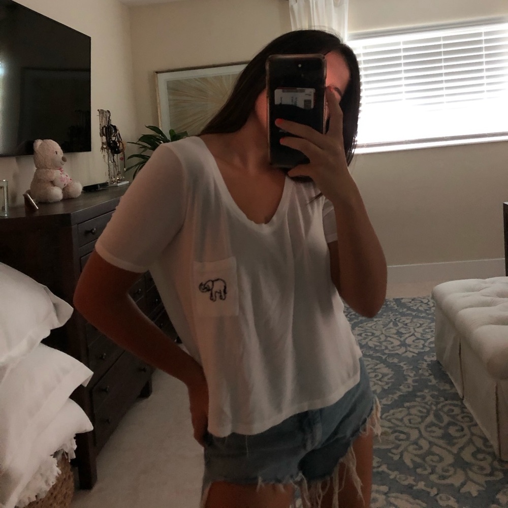 White elephant shirt.